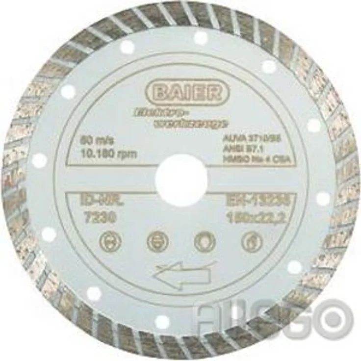 Baier Diamantscheibe D=125mm Turbo 7228