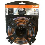 STIHL 00009304302 CF3 Pro Mähfäden kreuzförmig mit Carbonanteil, Orange