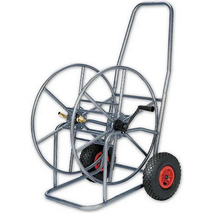 Bradas professioneller Schlauchwagen für max. 110m 3-4 aus hochwertigem Edelstahl