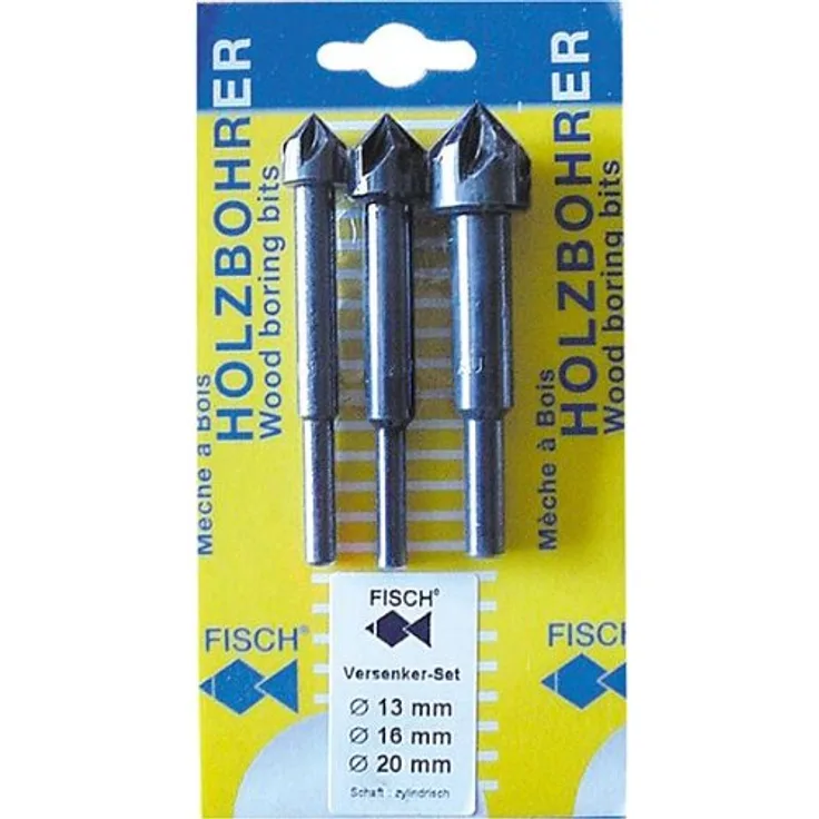 Fisch Krauskopfversenkerstz.90G3tlg.13-20x60/90mmWS