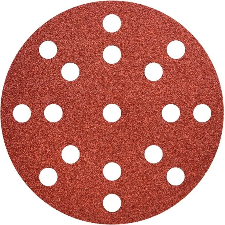 50 Haftschleifblätter 125 mm, P80, Holz + Metall, multi-hole (626850000)