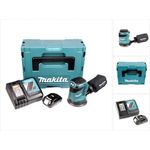 Makita DBO180Y1J-D 18 V Akku Exzenterschleifer im MAKPAC + 1 x 1,5 Ah Akku + Ladegerät