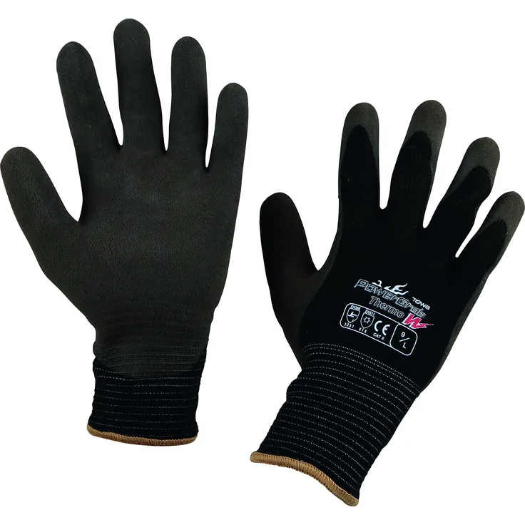 Kerbl 297582 PowerGrab Thermo Winterhandschuh W, Latex mit 2-lagig Acrylfutter, Größe: 8