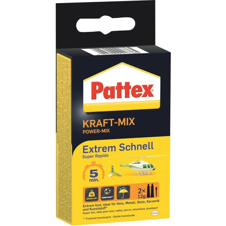2 Komp. Kleber Pattex Schnell - Preisvergleich – Bild 1