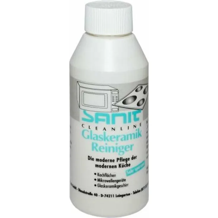 Sanit GlaskeramikReiniger 250 ml Flasche