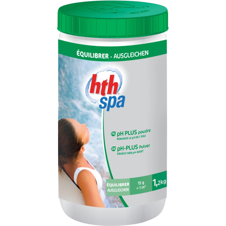 hth Spa pH-Plus Pulver 1,2kg Dose f. Whirlpools & Pools