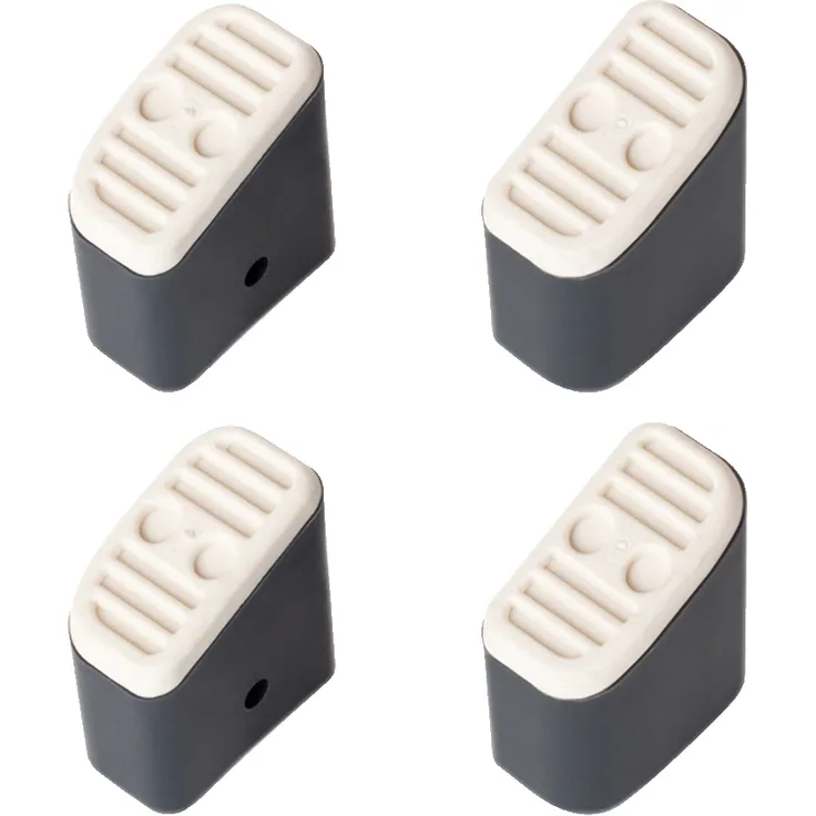 Hailo Fuß-Set in grau mit Softgrip für Klapptritt Hailo D60 und Step-ke-L90