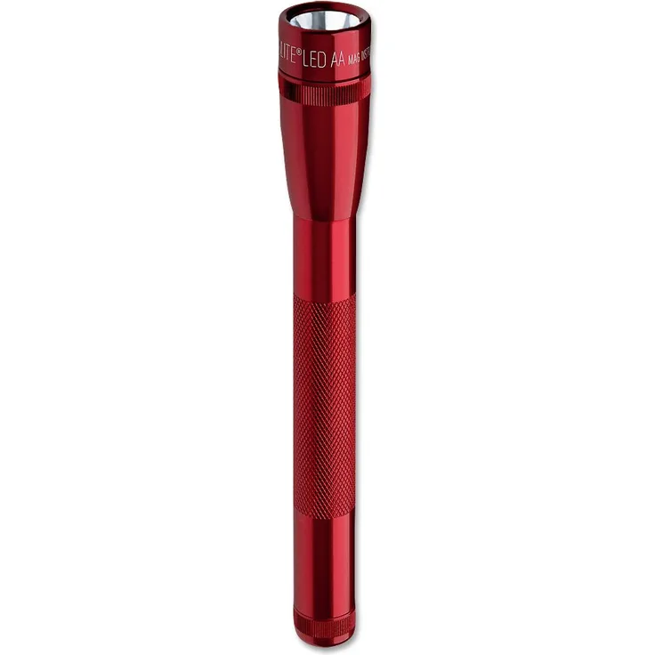 Mag-Lite LED-Taschenlampe Mini Pro LED Taschenlampe, 226 Lumen, ANSI Standard getest, rot SP2P03H