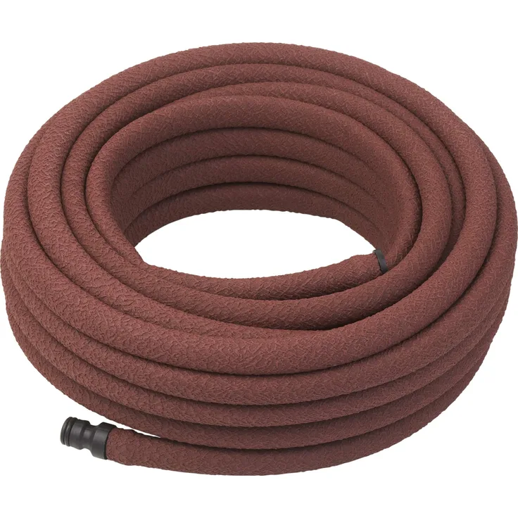 Meister Perlschlauch 12,7 mm (1/2 Zoll) -25 m Länge-Zur schonenden Bewässerung Kleiner Flächen-Ober-& unterirdisch verlegbar-Wassersparend/Schwitzschlauch/Bewässerungsschlauch / 9921930, braun