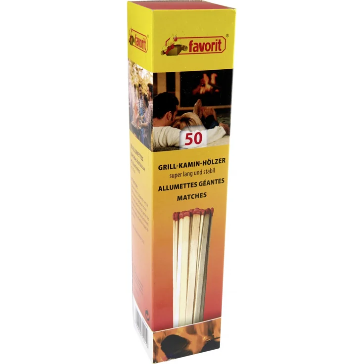 Favorit Grill-Kaminhölzer extra lang 20 cm , 50 Stück – Bild 2