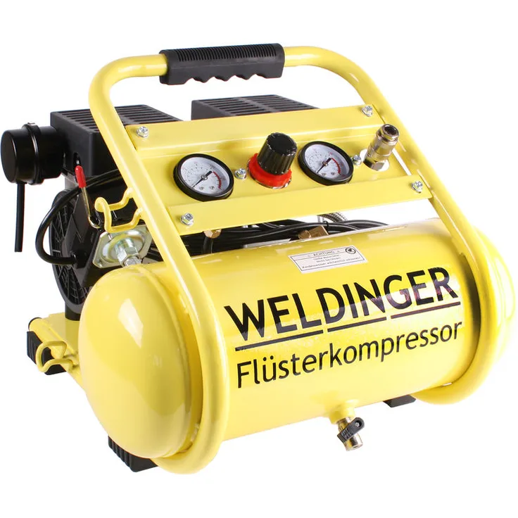 WELDINGER FK95 compact WELDINGER Flüsterkompressor750W innenbeschichteter Tank