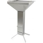 Thüros T2 Säulengrill (TKE 4 F35) Holzkohlegrill, für 4-5 Personen, Grillfläche 35 x 35 cm