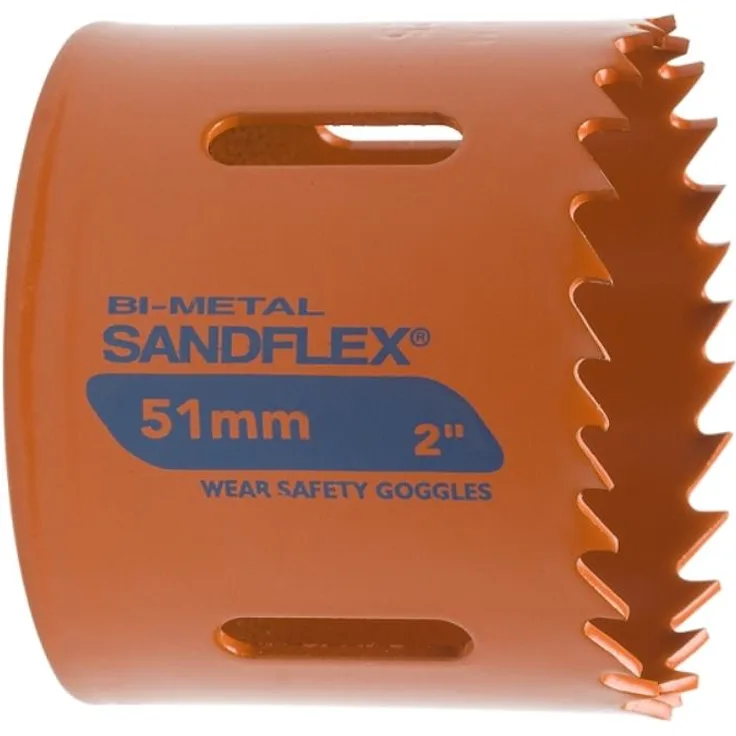 Bahco 3830-33-VIP BH3830-33-VIP-301 Bimetall-Lochsäge Sandflex, 33 x 38 mm, 4-6 ZpZ, Orange, 33mm