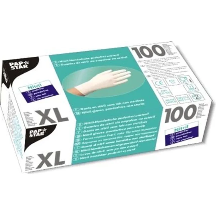 Handschuhe Nitril Puderfrei Größe XL 100 Stück