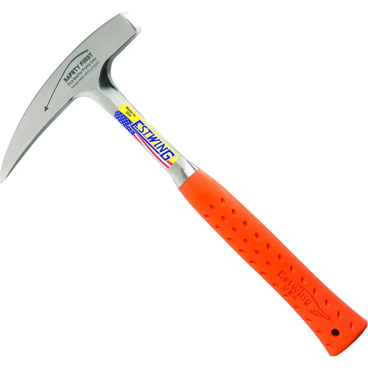 Estwing Rock Pick - 22 oz Geological Hammer with Pointed Tip & Shock Reduction Grip - EO-22P