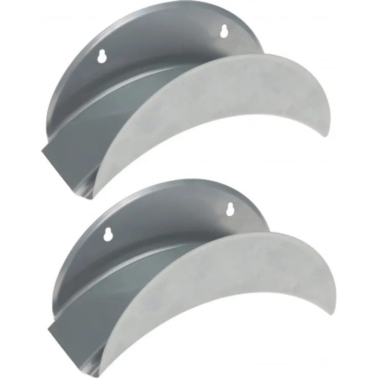2x Gartenschlauchhalter aus Metall 29x13 cm Schlauchlänge bis 25 m