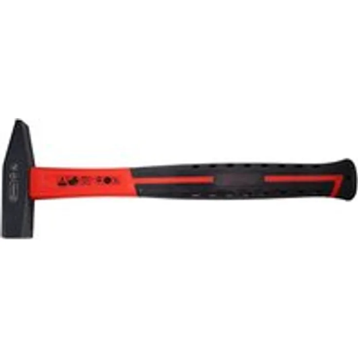 Connex Schlosserhammer 300 g, Glasfaserstiel - Hammer - Ingenieurhammer - Stahlhammer - Werkzeug - COX603300
