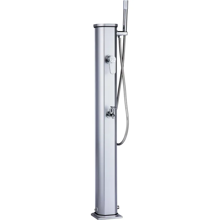 FORMIDRA Solardusche JOLLY GO 15L Aluminium Dusche Gartendusche Pooldusche