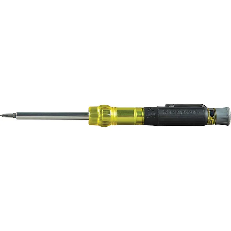 KLEIN TOOLS 32614 Schraubendreher Precision Electronics 4-in-1 Taschenschraubendreher mit Bits für Industrie-Stärke, Original version