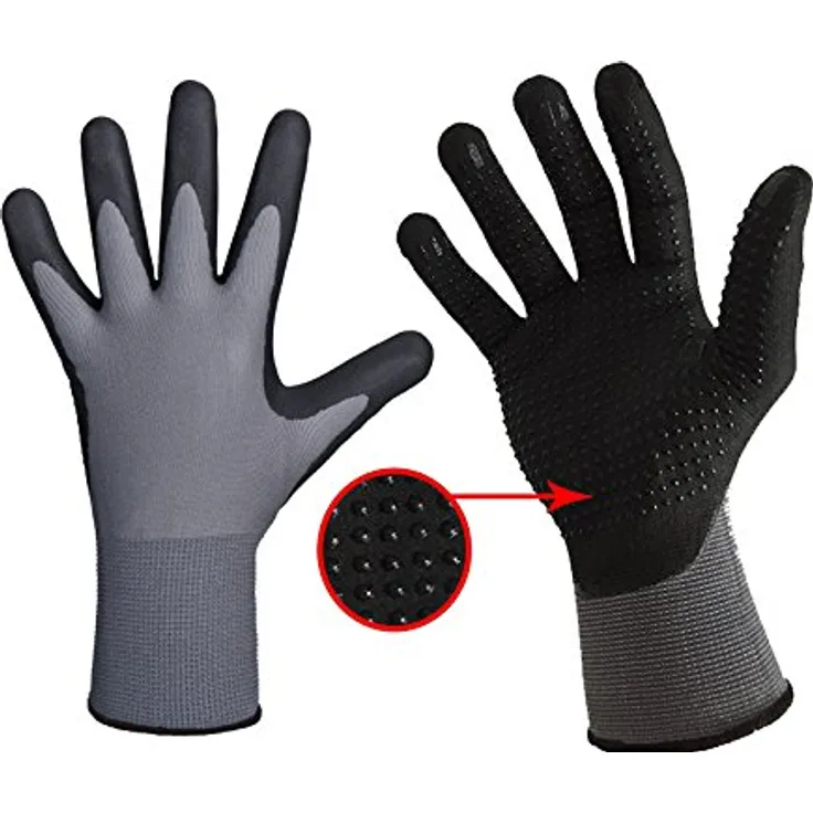 Handschuhe mit Noppen im 12er Pack (9-L)