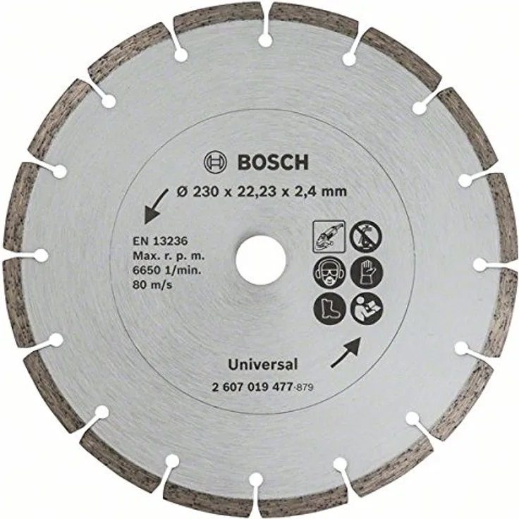 Bosch DIY Diamanttrennscheibe für Baumaterial (230 mm)