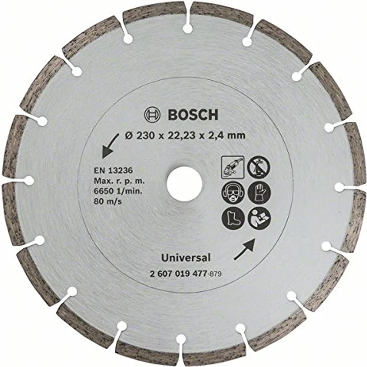 Bosch DIY Diamanttrennscheibe für Baumaterial (230 mm)