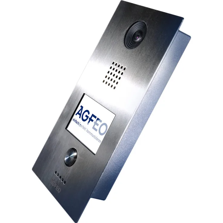 AGFEO IP-Video TFE 1 Video-Zugangssystem 8,89 cm (3.5 Zoll) Silber - Video-Zugangssysteme (8,89 cm (3.5 Zoll), TFT, 480 x 320 Pixel, Silber, IP65, Knöpfe)