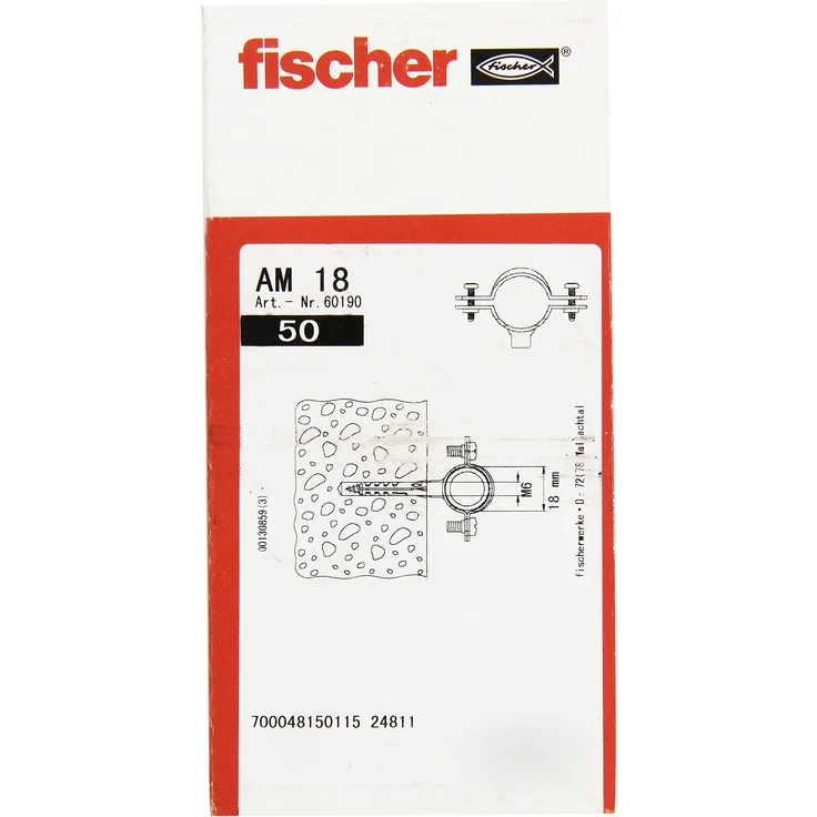 Fischer Schraubabstandsschelle AM 18, 60190