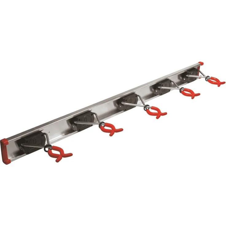 Gerätehalter mit Klemmhaltern Führungsschiene 5 Klemmhalter