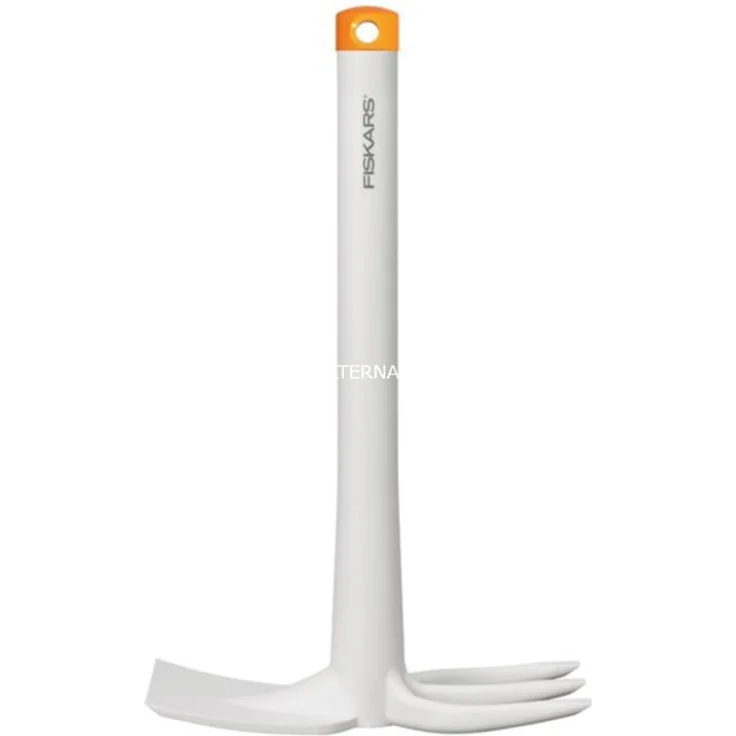 Fiskars Kombihacke zum Pflanzen von Blumen oder zum Jäten von Unkraut, Länge: 32,2 cm, Weiß-Orange, Glasfaserverstärkter Kunststoff, Light, 1027035 – Bild 1