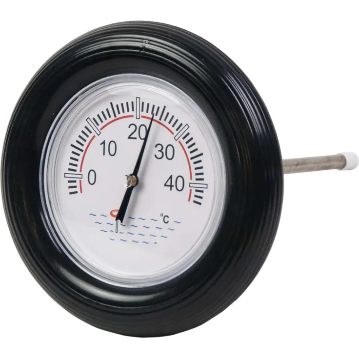 ChemoForm Rundthermometer mit Schwimmring Badethermometer Schwimmbad Pool