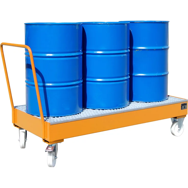 Bauer Fahrbare Auffangwanne 2050 SR, lackiert, Gelborange