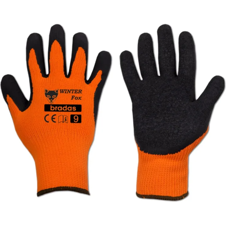 Bradas RWWF11 1 Paar Winterarbeitshandschuhe Latex Größe 11, Orange, 7 x 3 x 3 cm