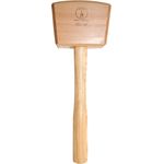 Ulmia 300-1 Holzhammer - Schreinerklüpfel 300-1 ~ Schlagkopf aus bestem, gedämpftem Rotbuchenholz, alle Kanten mit gefräster Faste, Stiel aus Eschenholz, eingeleimt und verkeilt ~ Schlagkopf: 105 x 65 x 80