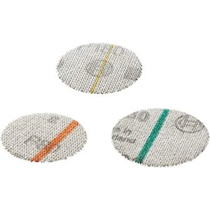 Bosch 18 tlg. Schleifmittel Set (für Holz und Farbe, Ø 40 mm, Körnung K80-K180-K320, Zubehör Exzenterschleifer)