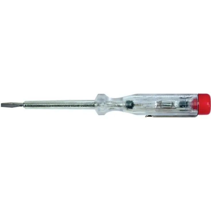 H+H Werkzeug Standardprüfer 45700 Spannungsprüfer-Phasenprüfer bis 250V GS geprüft nach VDE 0680 Made in Germany, 190 mm