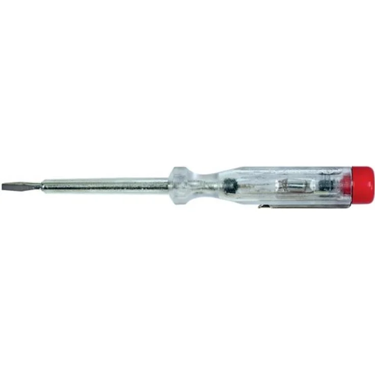 H+H Werkzeug Standardprüfer 45700 Spannungsprüfer-Phasenprüfer bis 250V GS geprüft nach VDE 0680 Made in Germany, 190 mm – Bild 1