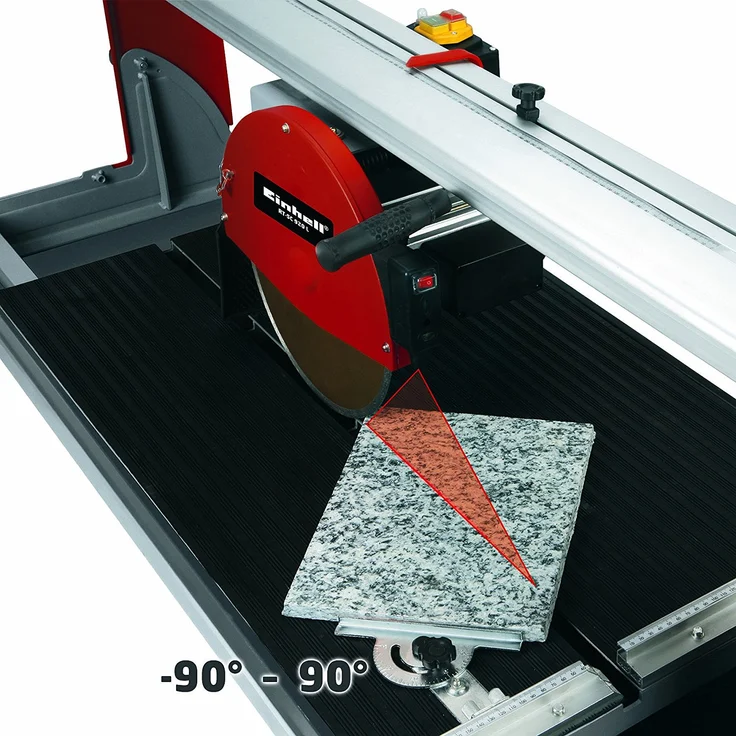 Einhell Steintrennmaschine TE-SC 920 L (2200 W, Schnitttiefe 70 mm, Turbo-Diamantscheibe  300 mm, Arbeitstisch 920x550 mm, Laser) – Bild 4