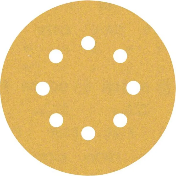 Expert C470 Schleifpapier mit 8 Löchern für Exzenterschleifer, 125 mm, G 180, 50-tlg.