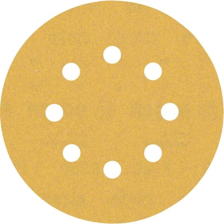 Expert C470 Schleifpapier mit 8 Löchern für Exzenterschleifer, 125 mm, G 180, 50-tlg.