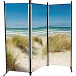 Westerholt 2535-01 Paravent 170x165cm Motiv Ostsee