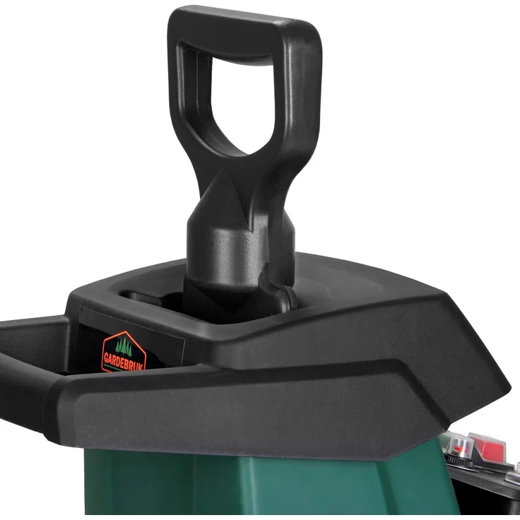 Gardebruk elektrischer Leisehäcksler 2800 W max. 45 mm Astdicke 60L Auffangbox Gartenhäcksler Walzenhäcksler Schredder Häcksler – Bild 2