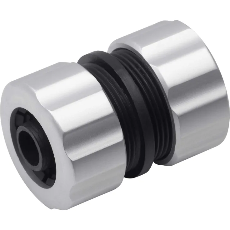 Meister Reparaturstück 12,7 mm (1/2 Zoll) - Zur werkzeuglosen & schnellen Schlauchreparatur - Aus Aluminium - Wasserdicht / Schlauchadapter zum Flicken / Schlauchverlängerung / 9924890 Bewässerungszubehör