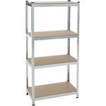 Steckregal Werkstattregal Kellerregal Schwerlastregal Metallregal Lagerregal Verzinkt - 160x80x40cm | 320kg