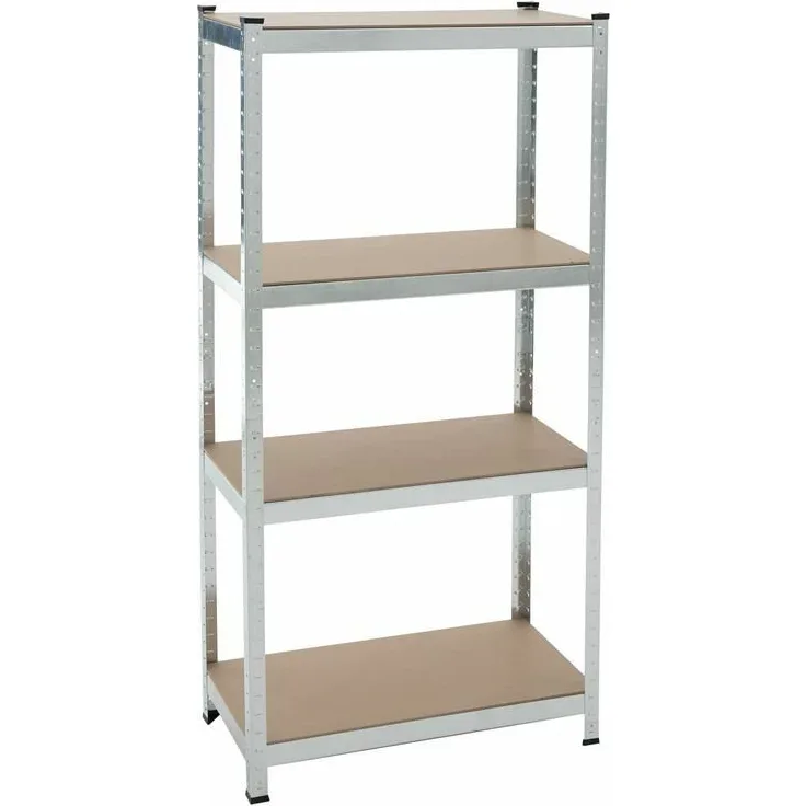 Steckregal Werkstattregal Kellerregal Schwerlastregal Metallregal Lagerregal Verzinkt - 160x80x40cm | 320kg