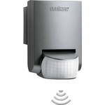 Steinel Bewegungsmelder IS 130-2 anthrazit, Infrarot-Sensor, 130° Erfassungswinkel, 12m Reichweite, Innen- und Außenbereich, IP44