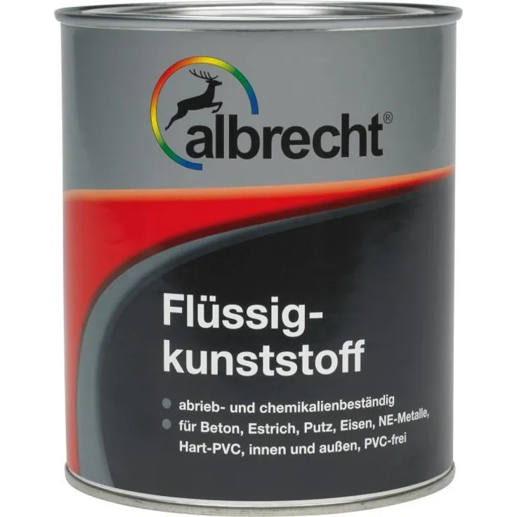 Albrecht Flüssigkunststoff 2,5 l, kieselgrau, RAL 7032