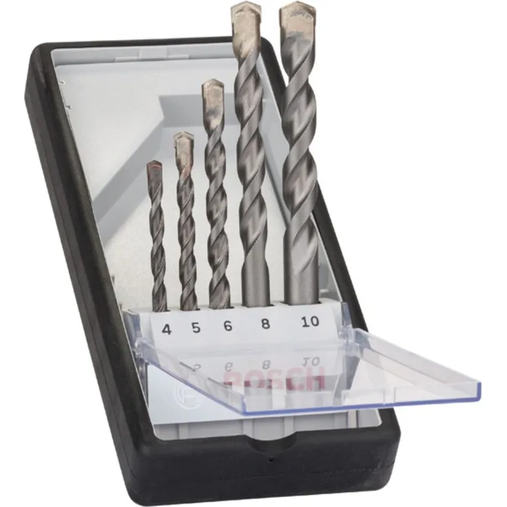 Bosch Professional 2607010524 Rundschaftbohrer 5 tlg. Silver Percussion Bohrer Set