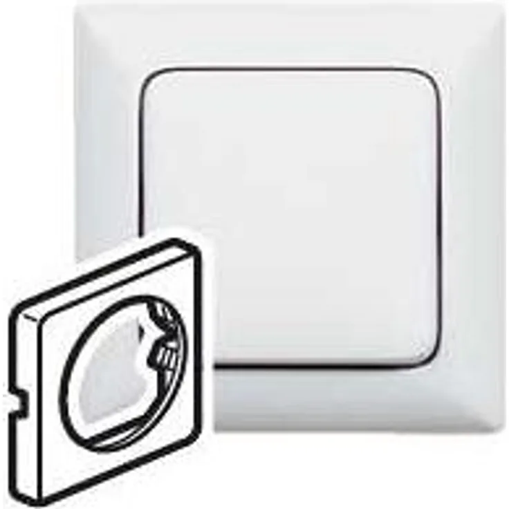 Legrand 776219 Abdeckung Universal Ø 46,5 mm Creo ultraweiß