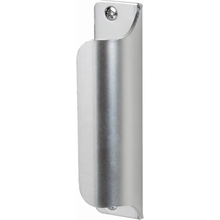 Alpertec 40110310K1 Aluminium Schiebtürgriff Alu silber 90 x 22 mm Balkongriff